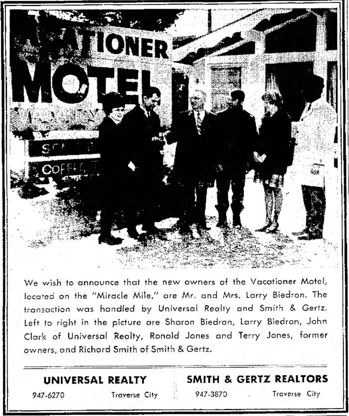 Vacationer Motel - Aug 1970 Article - Changes Hands